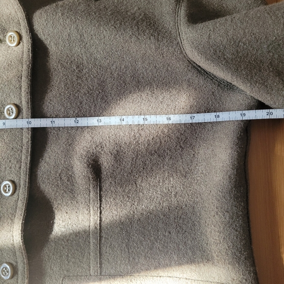 Talbots Olive Alpaca/Wool Jacket - Picture 10 of 11
